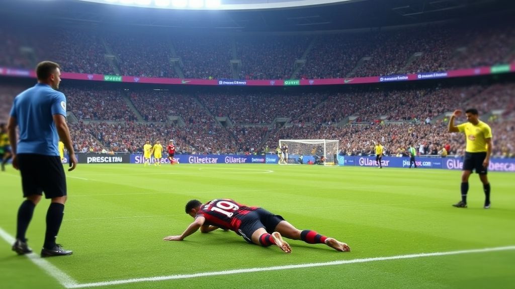 惊魂一刻！弗拉门戈vs桑帕约科雷亚比赛突发球员癫痫倒地