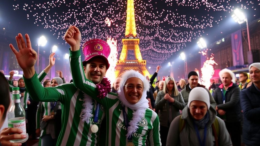 【欧冠封王】巴黎圣日耳曼香街狂欢庆典创历史